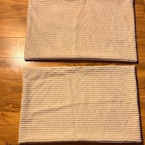 Set of 2 corduroy throw pillow covers